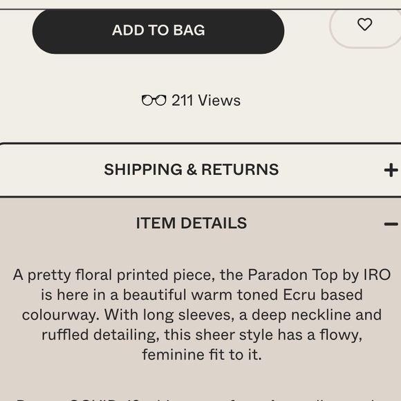 IRO Paradon Blouse size 40 - Picture 4 of 7